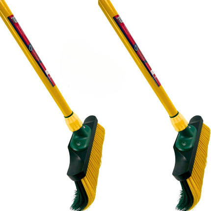 Balai à griffes 2 pièces - 28cm ou 35cm - Balai de rue - Balais - Manche télescopique 70 - 140cm