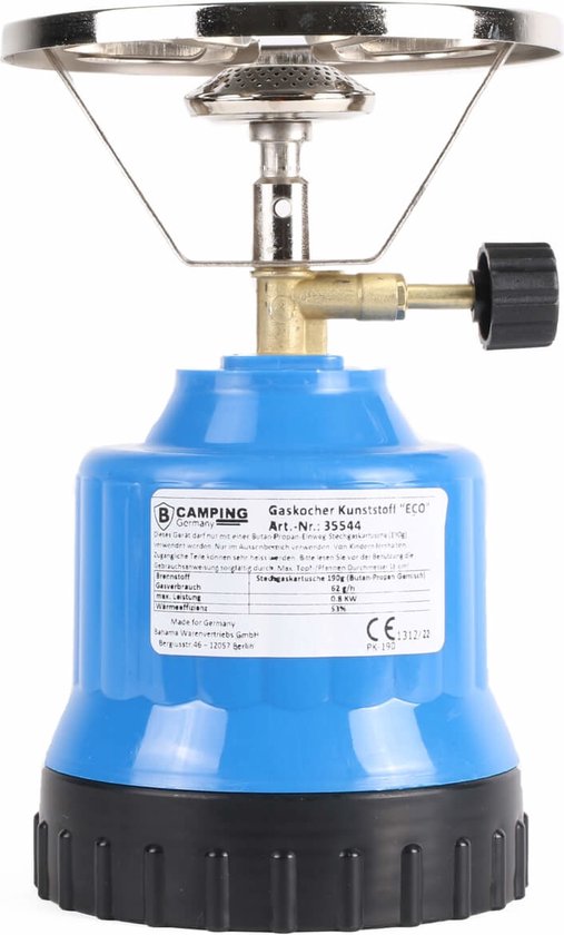 Camping gasstel in compact blauw ontwerp voor outdoor koken van Synx Store