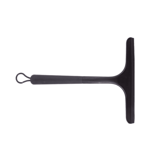 Black Douchewisser with sleek design, ergonomic grip, compact size.