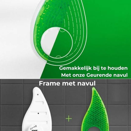 Synx Tools - Toilet Luchtverfrissers - Frame Met Tape - Appel Geur - Met schroefgaten