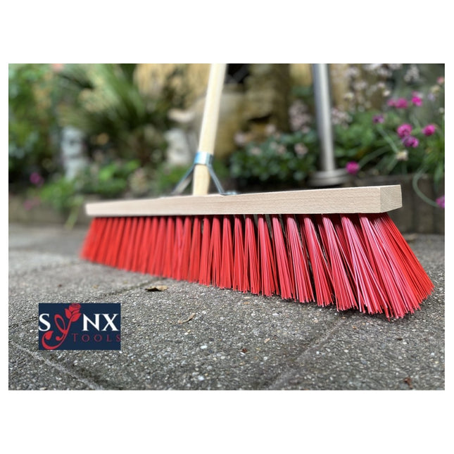 Synx Tools Voegenmes 150 cm Met Steel en Nylon Straatbezem 40 cm - Nylon - Buitenbezem - Met steel 150 cm