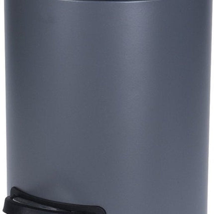 Vuilnisbak Pedaalemmer 3 liter 2x stuks- Kleine prullenbakken 3 liter van taupe