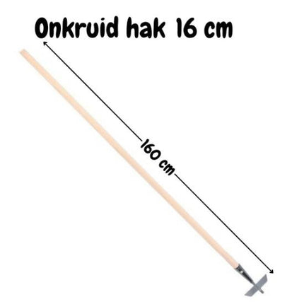 Synx Tools Onkruidhak 16 cm - Verzinkt – Inclusief steel 160 cm