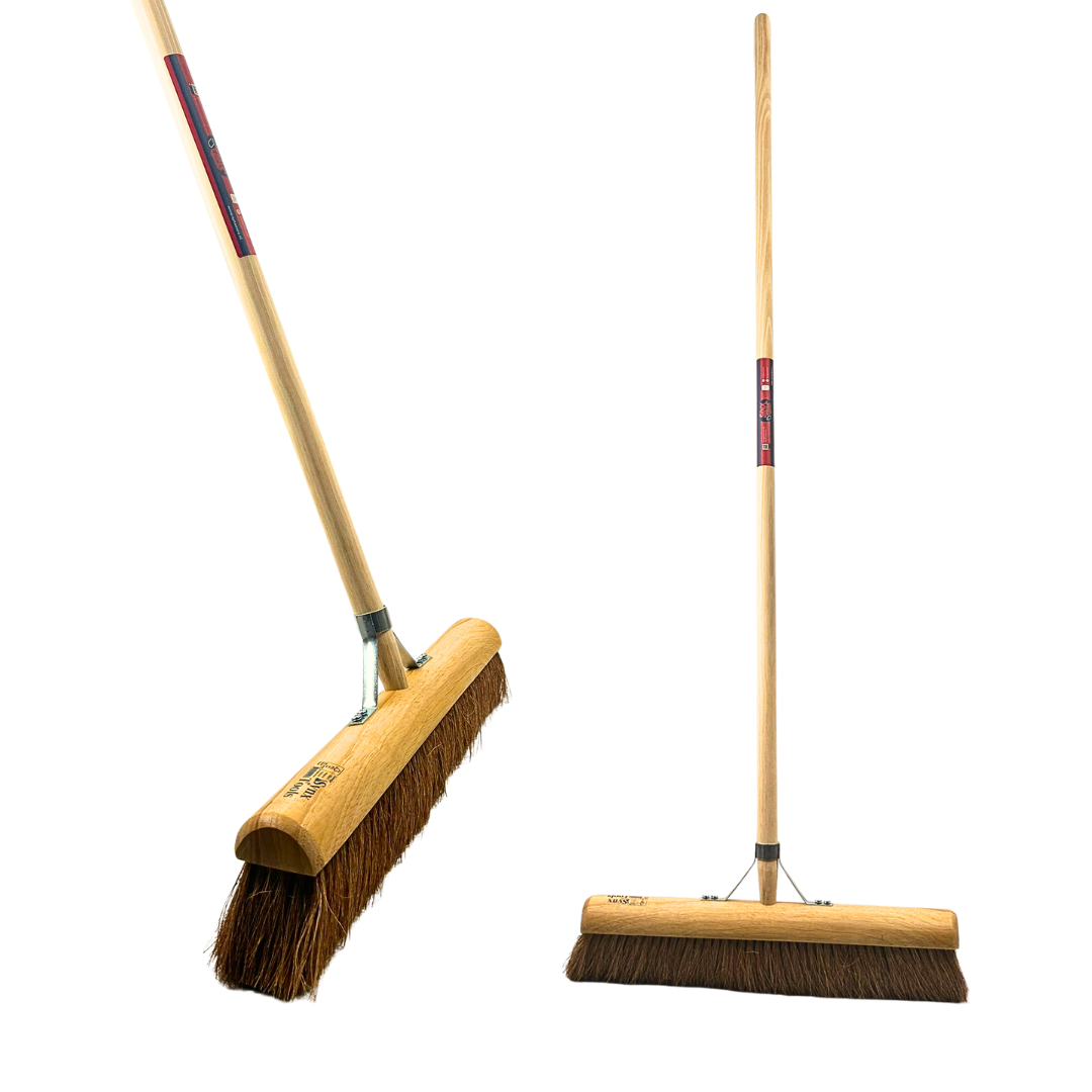 Synx Room Sweeper Cocos 50 cm weicher Besen – mit Stiel 150 cm