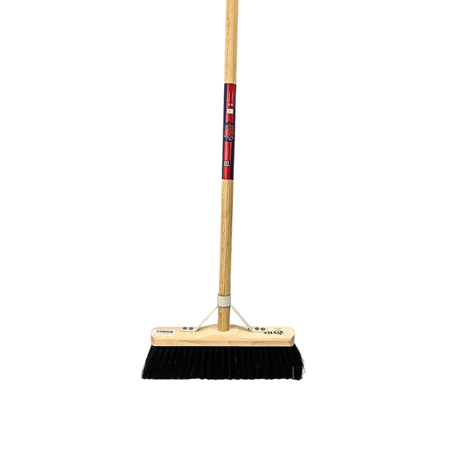 Synx Balayeuse Crin de Cheval 30cm - Balais Souples - Manche 130cm