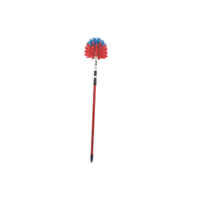 Synx Tools Ragebol / spinnenrager met telescoopsteel 155 cm - ragebol met telescoopsteel - Plumeaus - Huishouden artikelen - Schoonmaken - uitschuifbaar - Stoffer - Duster