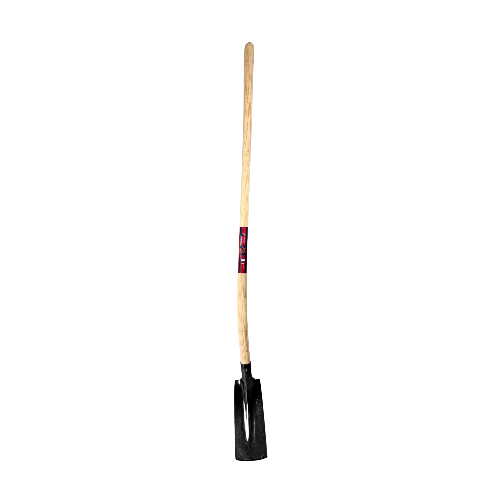 Gesmede kabelschop 12 cm met 130 cm steel voor smalle sleuven