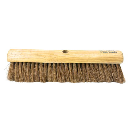 Synx Tools Besen lose 40 cm Raumkehrer - Kokoshaar - Weiche Borsten - Ohne Stiel - Zimmerbesen - Kokosbesen