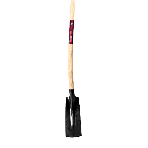 Gesmede kabelschop 12 cm met 130 cm steel voor smalle sleuven