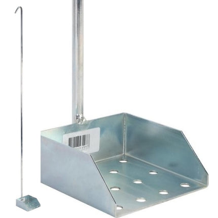 Putschep Verzinkt - vierkant model - metaal - Inclusief steel 116 cm