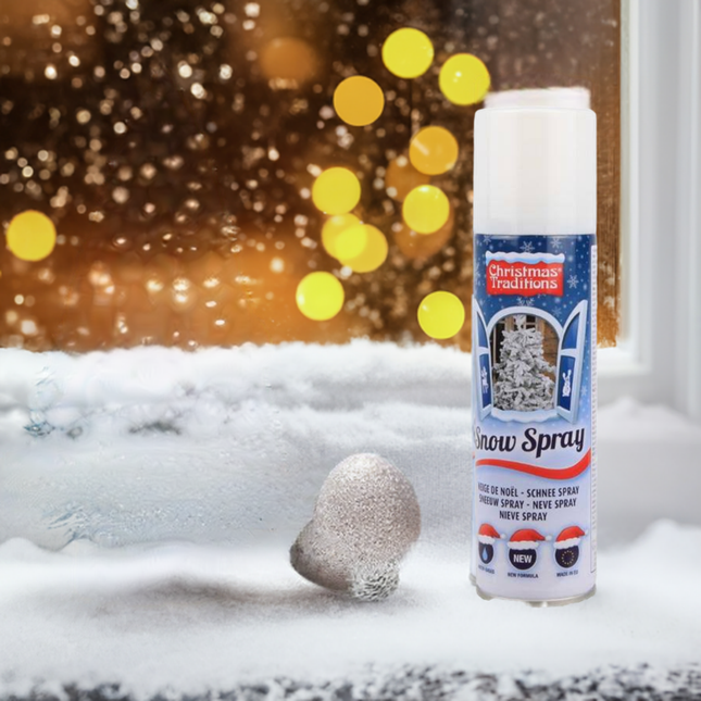 3x stuks sneeuwspray / spuitsneeuw - sneeuw spray - spuitbussen van 150 ml - Sneeuw spuitbus ECO