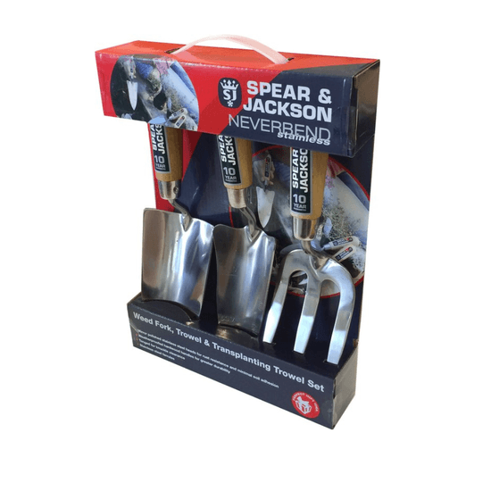 Plantset RVS gepolijst - Spear & Jackson - 3-delig - Tuingereedschap set