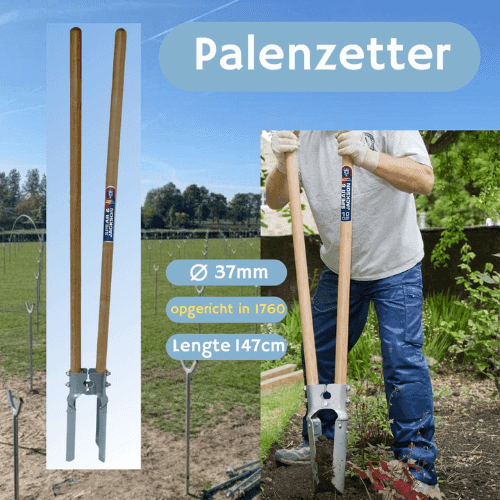 Spear & Jackson Palenzetter - Palenboor - Jumbo - Grondgatheffer met houten handvat