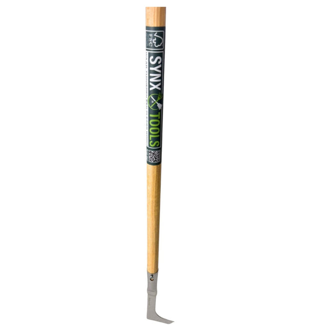 Synx Tools Voegenmes 150 cm en Synx Tools Stadsbezem 30 cm - Steel 120 cm - Harde natuurvezels - Straatbezem - Buitenbezem - Tuinbezem - Onkruidkrabber - Voegenkrabber
