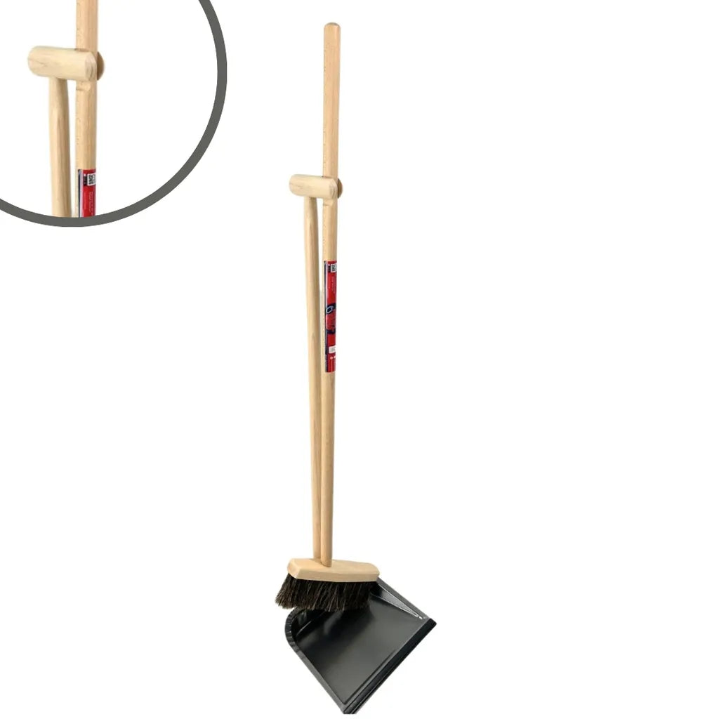 Zaalveger Set – Zachte Bezem met Veger en Blik voor Perfect Schoon