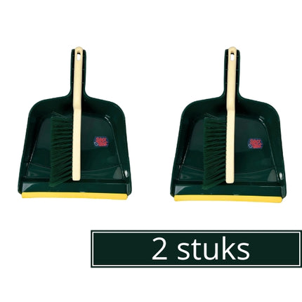 Synx Tools Stoffer en Blik Groen lipje set van 2 - Bezem