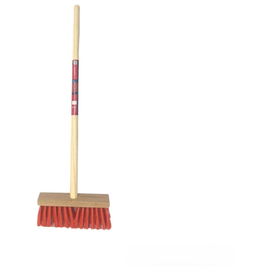 Synx Tools Kinder bezem Nylon Junior - Incl. Steel 57cm