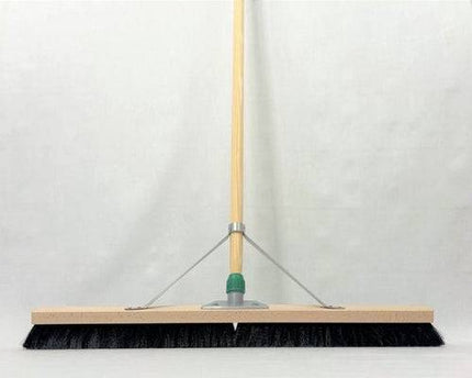 Synx Horsehair Room Sweeper 80cm - Soft Brooms & Handle 160cm