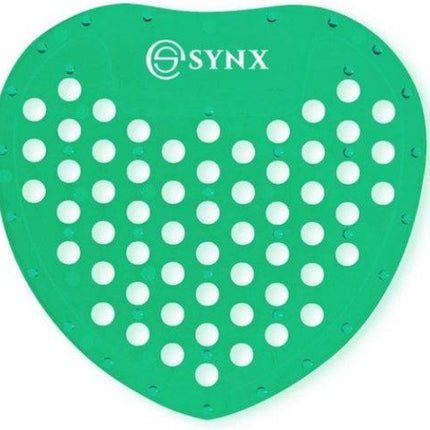 Green anti-splash toilet mat set with fresh apple scent, 10 pieces.