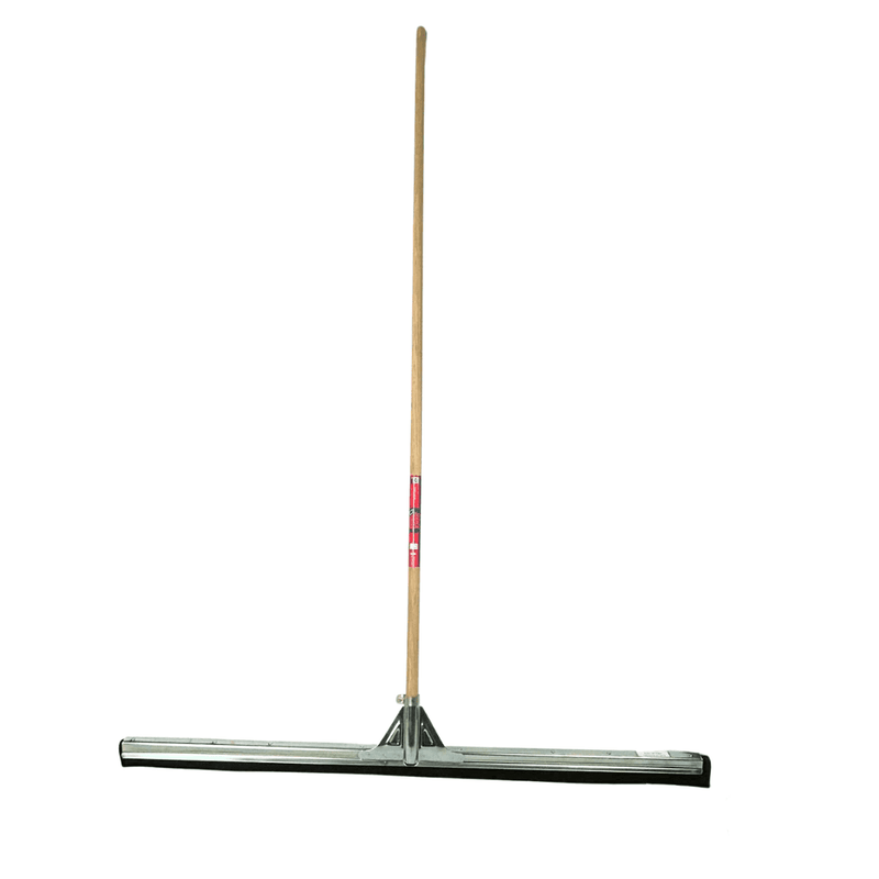 Synx Tools Vloertrekker met steel 100 cm - Watertrekker - Dweilen - vloerwisser met waterkeerrand - Vloermop/Vloerreiniger - Met Steel 150cm