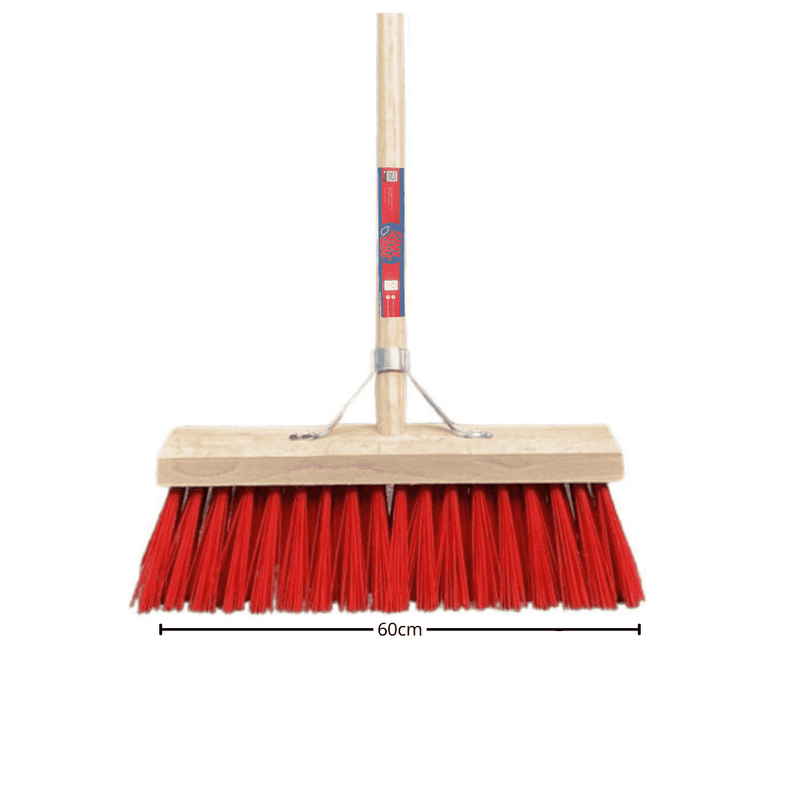 Synx Tools Buiten Bezem 60cm - Incl Steel 150 cm