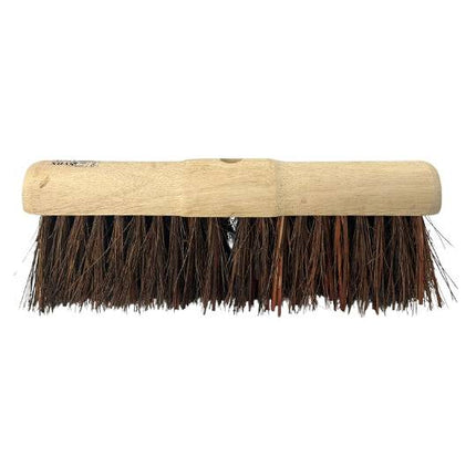 Buiten bezem 45 cm met harde natuurvezelharen - zonder steel