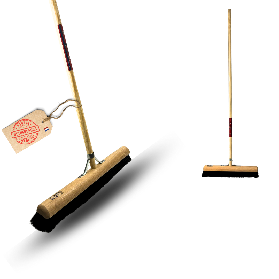 Synx Tools Paardenhaar Bezem 60cm - Zaalveger - Steel 150cm