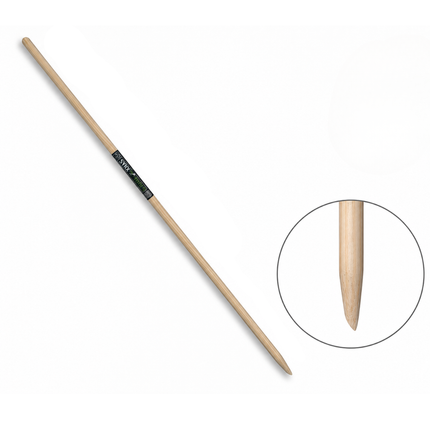 Synx Tools Bezemsteel 150cm met schuine punt -Steel voor bezem - Vervangingsteel - 1500 x 28mm