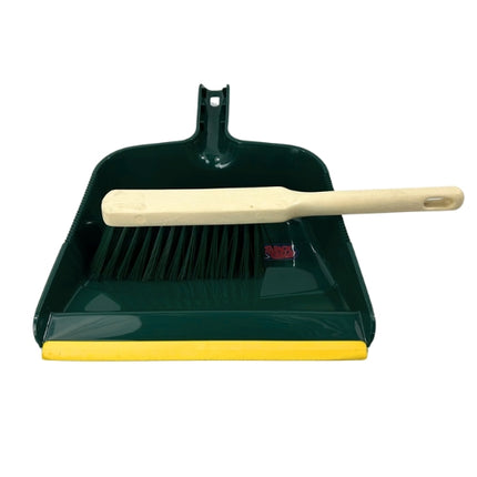 Synx Tools Stoffer en Blik Groen lipje set van 2 - Bezem