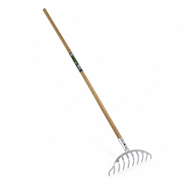 Synx Tools Rosenrechen Metall - Laubharke - Inkl. Stiel 150cm