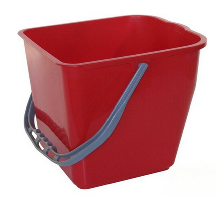 Synx Tools Eimer Rot für Moppwagen und Arbeitswagen – 15 Liter