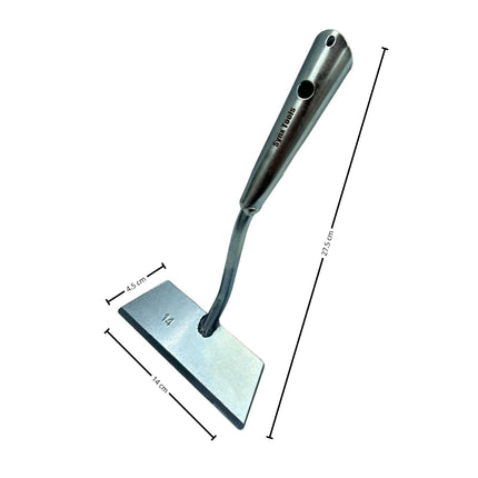 Synx Tools schoffelblad 14 cm zonder steel gemaakt van duurzaam verzinkt staal voor effectief schoffelen
