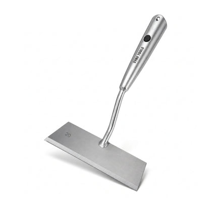 Synx Tools Schoffel 20 cm Zonder Steel - Schoffel Tuingereedschap voor Onkruid Verwijderen - Verzinkt Schoffelblad
