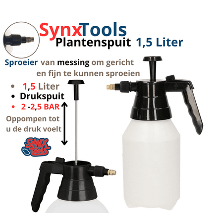 Synx Tools plantenspruit 1.5L: Efficiënt Tuinonderhoud