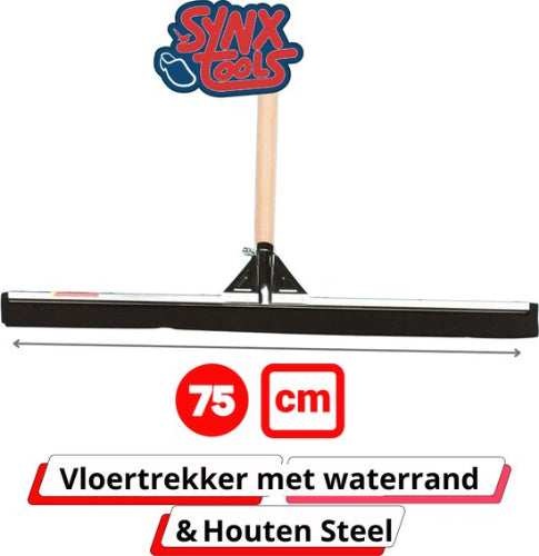 Vloertrekker 75cm met Steel 150cm
