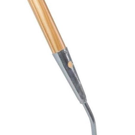 Synx Tools Gerade Hacke 20 cm mit Stiel 160 cm + Gartenrechen 3 Zähne mit Stiel 150 cm