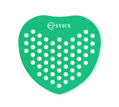 Synx Tools Urinoir Matje 1 stuks met Appel Geur - Anti spat mat WC - Toilet Mat - Groen - Frisse Geur - Anti Splash Mat - Wc Rooster - Urinoirrooster