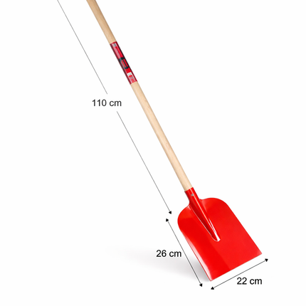 Betonschep 136cm rood 