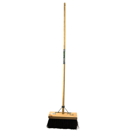 Synx Tools Bahia Bezem 30 cm - straatbezem - straatveger - Incl. bezemsteel 150 cm