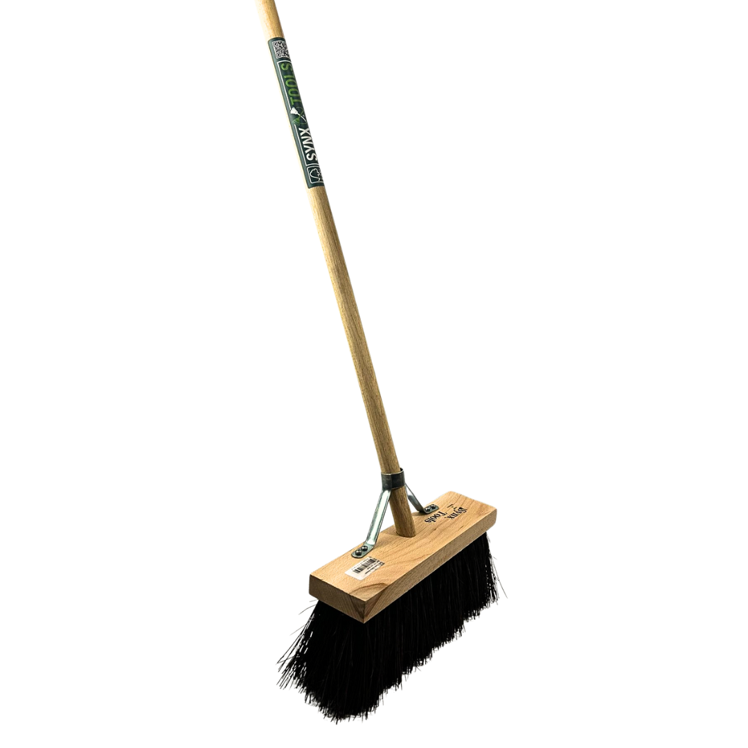 Synx Tools Bahia Bezem 30 cm - straatbezem - straatveger - Incl. bezemsteel 150 cm
