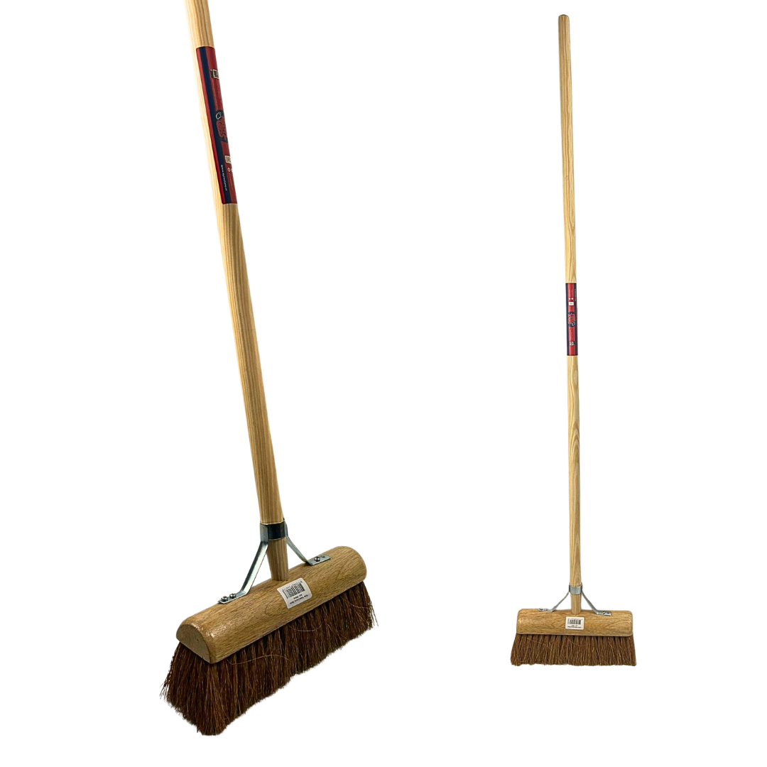 Synx Tools Coco Bezem Binnen 30cm  - bezems - Incl. Steel 150cm