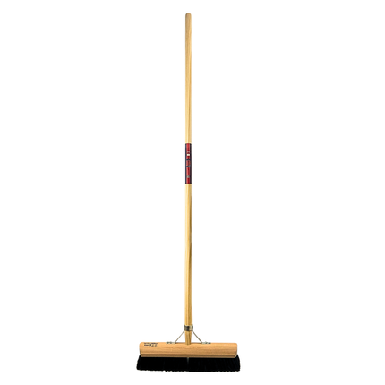 Synx Tools Zachte bezem Paardenhaar 40cm - Zaalveger - bezemsteel 150cm