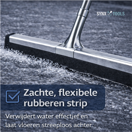 Synx Tools Floor Squeegee with Handle 100 cm - With Handle 150cm