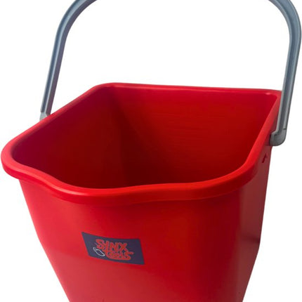 Synx Tools Emmer Rood - Mopwagen - Schoonmaak - 25 Liter