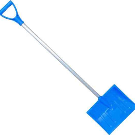 Kindersneeuwschep blauw van 22 cm met kunststof handgreep