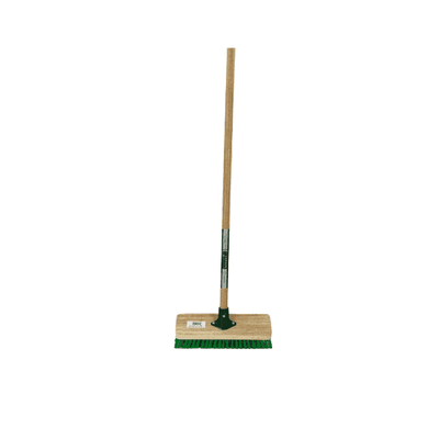 Synx Tools Tegelborstel - Mosbezem - Bezem - Mos - Onkruidborstel - Harde Borstel- Bezem met steel 150cm