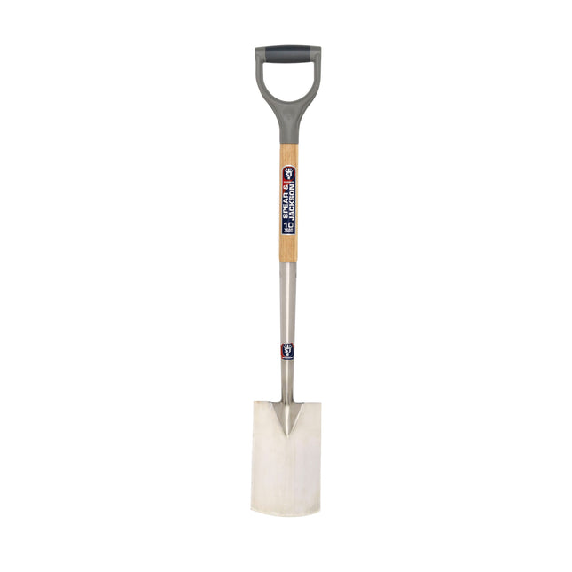 Spear & Jackson Neverbend spade met roestvrijstalen blad en hardhouten steel