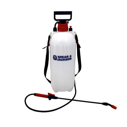Pulvérisateur à pression Spear &amp; Jackson 8 Litres - Buse réglable - Pulvérisateur à pression - Pulvérisateur haute pression