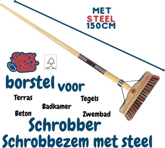 Schrobbezem Union mix