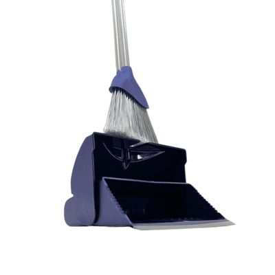 2x Synx Tools Luxe Stoffer met Lange Steel - Automatische Opvangblik - 107x28x12 cm